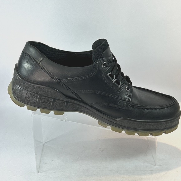 Ecco Track 25 Low Gore-Tex Men's Size 46EU 12US Black Leather Waterproof Shoes - Picture 5 of 15